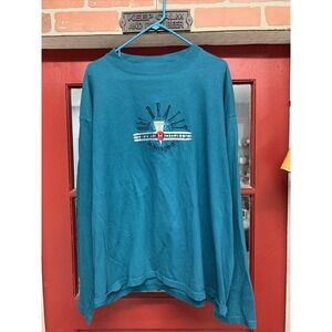 Vintage Long Sleeve t Shirt 2xl Made usa green 80s 90s Oh ! Really Jeansgear